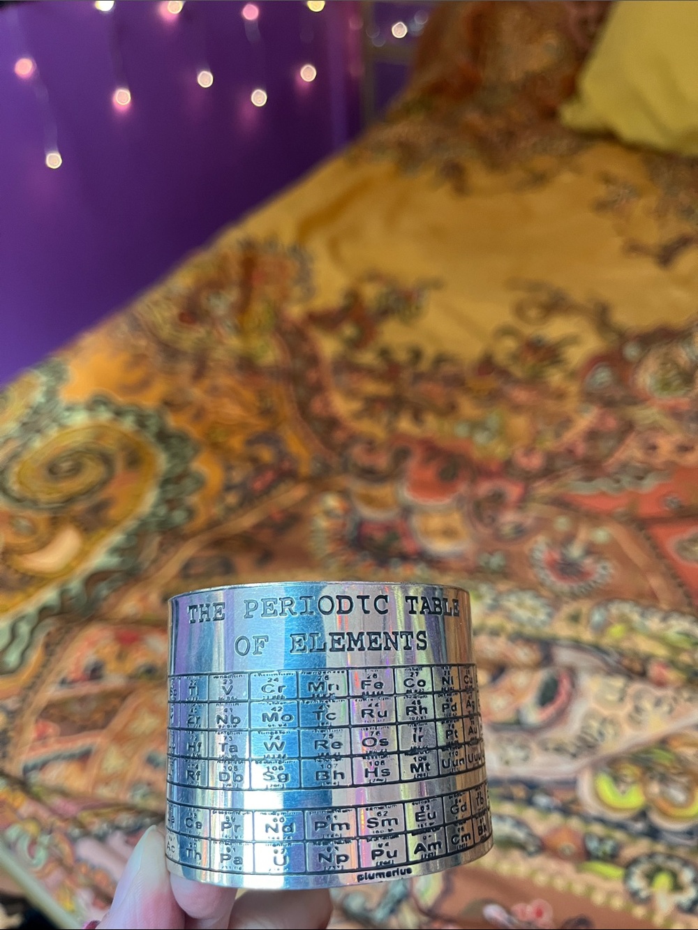 Periodic elements cuff / bracelet